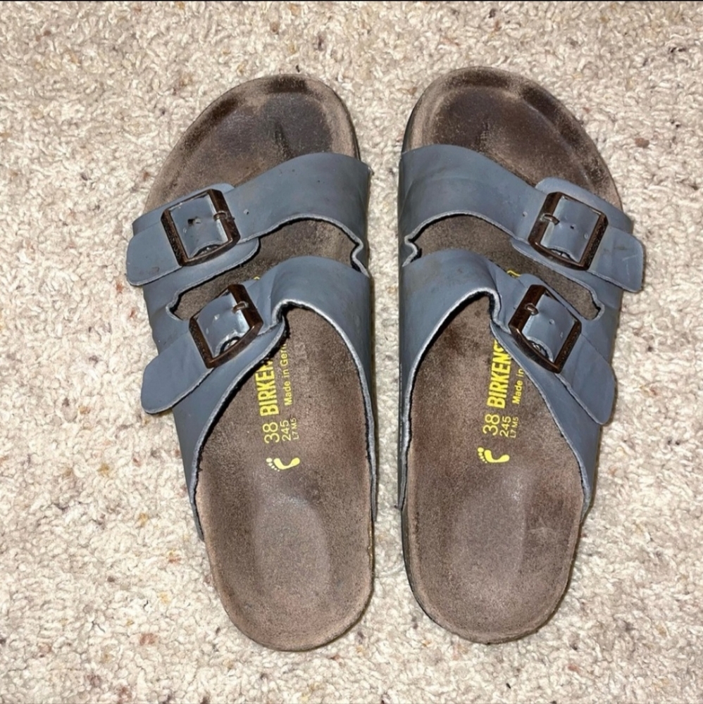 Grey Birkenstocks